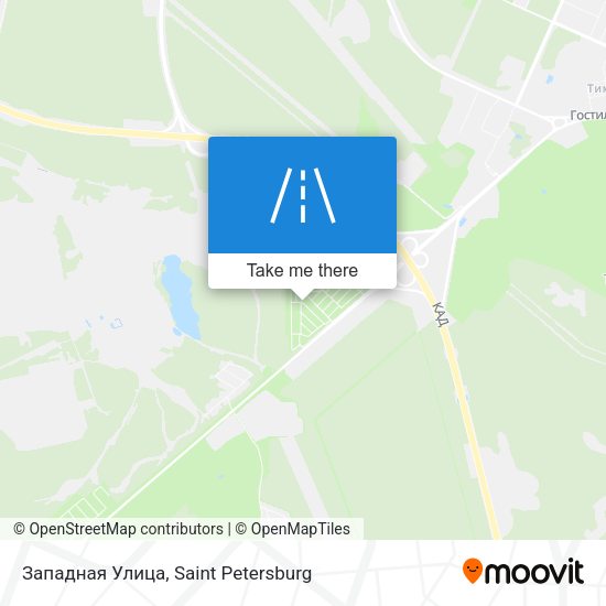Западная Улица map