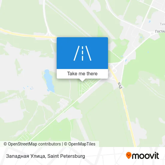 Западная Улица map