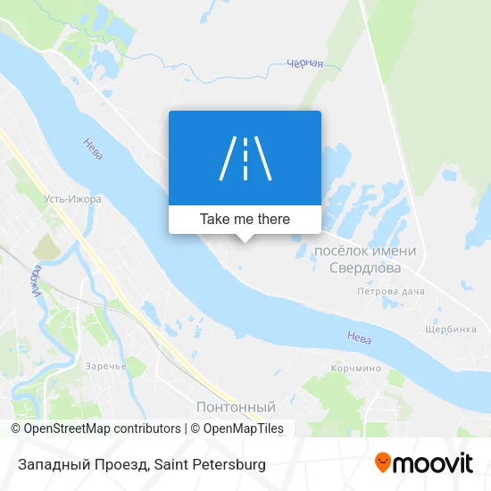 Западный Проезд map