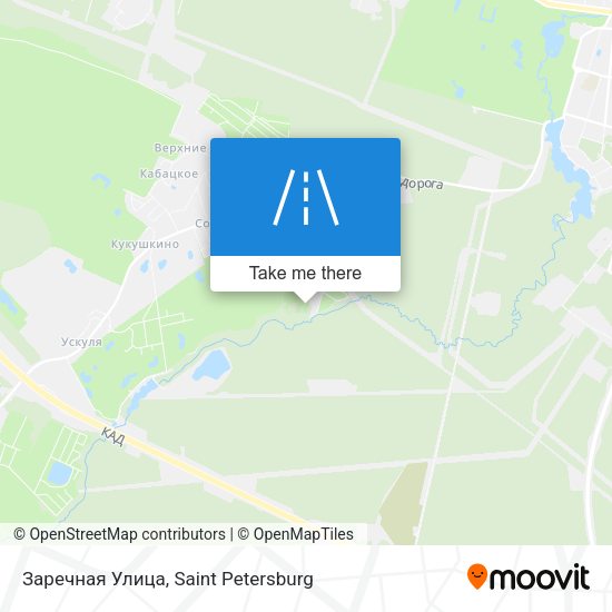Заречная Улица map