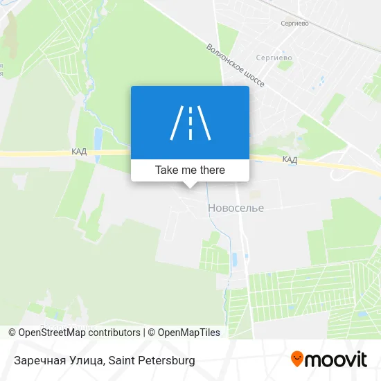 Заречная Улица map