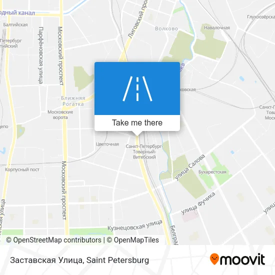 Заставская Улица map