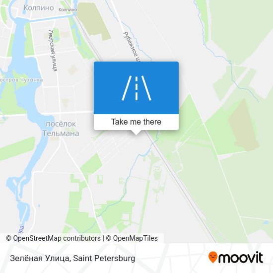 Зелёная Улица map
