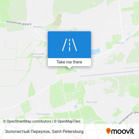 Золотистый Переулок map