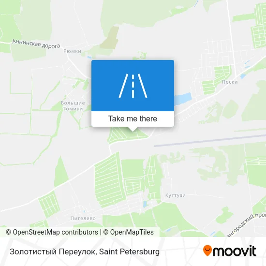 Золотистый Переулок map