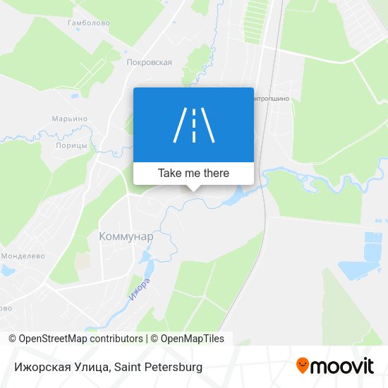 Ижорская Улица map