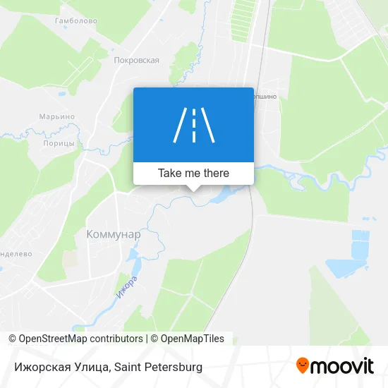 Ижорская Улица map