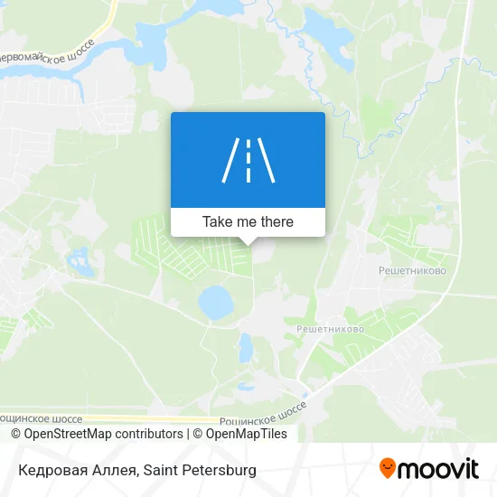 Кедровая Аллея map