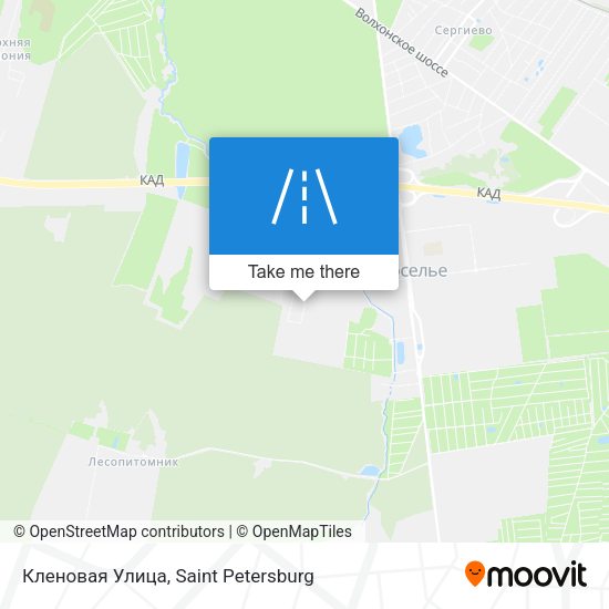 Кленовая Улица map