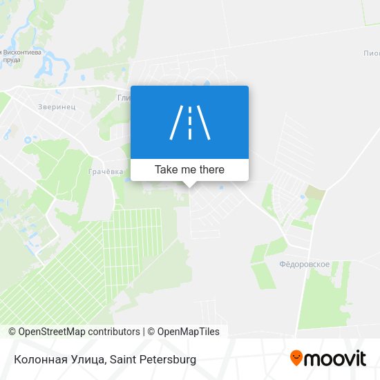 Колонная Улица map