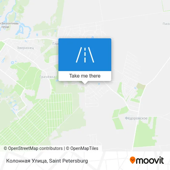 Колонная Улица map