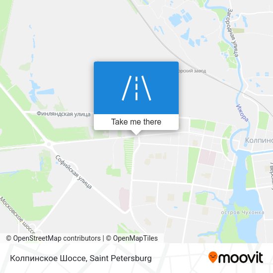 Колпинское Шоссе map