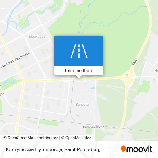 Колтушский Путепровод map