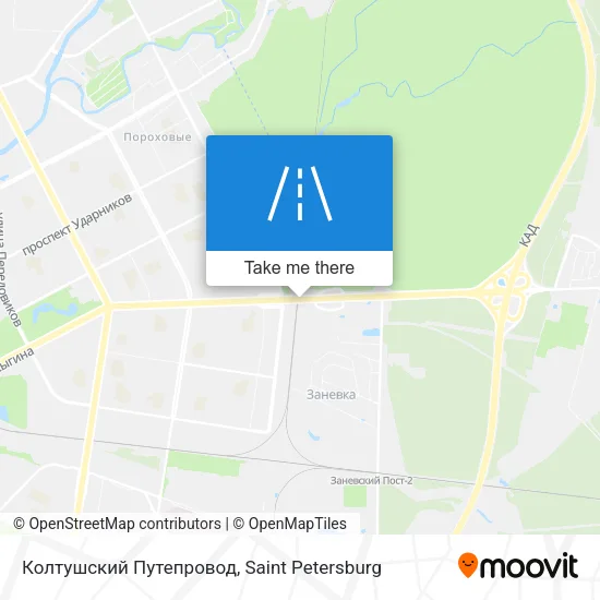 Колтушский Путепровод map