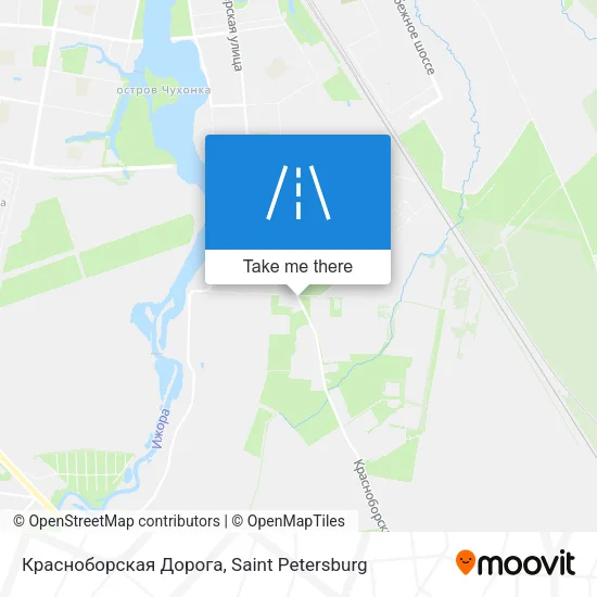 Красноборская Дорога map