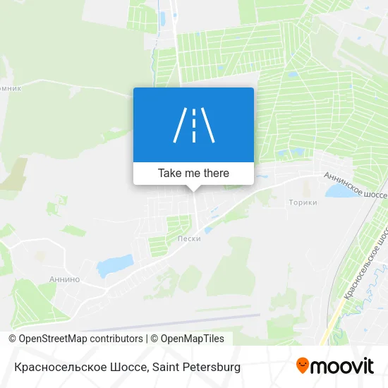 Красносельское Шоссе map