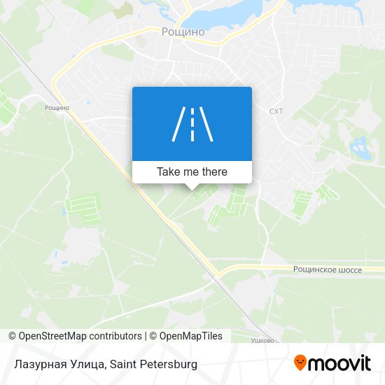 Лазурная Улица map