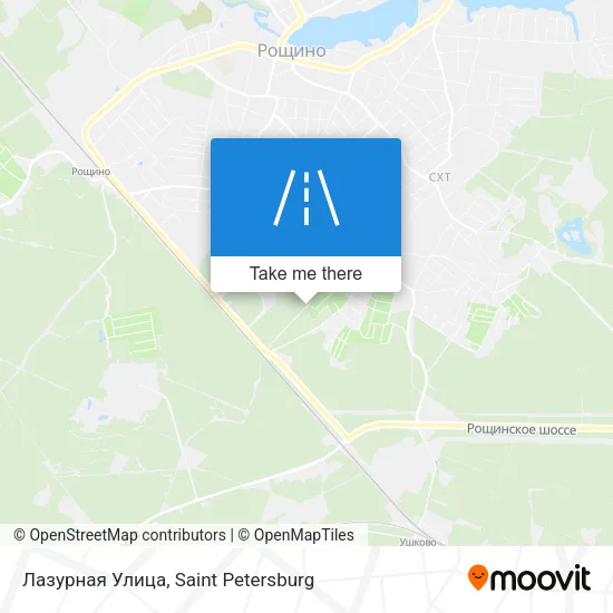 Лазурная Улица map