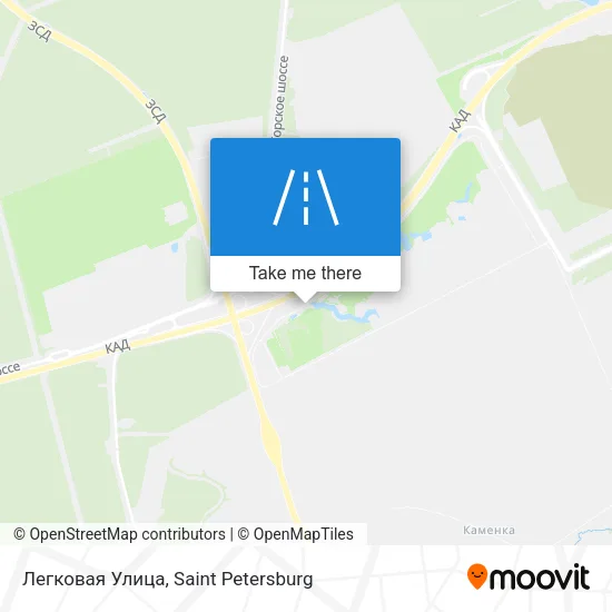 Легковая Улица map