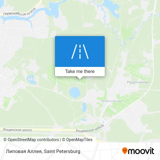 Липовая Аллея map