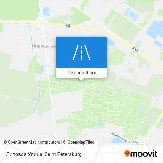 Липовая Улица map