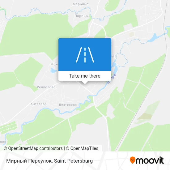 Мирный Переулок map