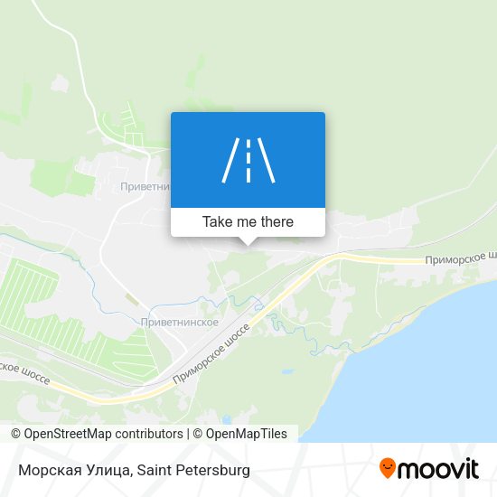 Морская Улица map