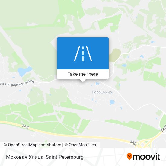 Моховая Улица map