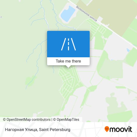 Нагорная Улица map
