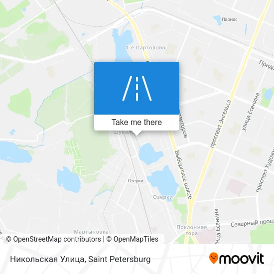 Никольская Улица map