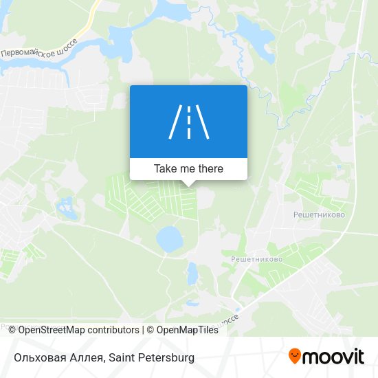 Ольховая Аллея map