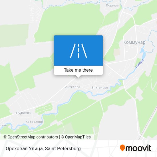 Ореховая Улица map
