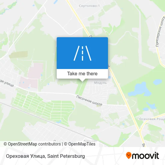 Ореховая Улица map