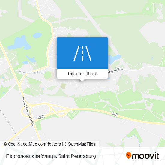 Парголовская Улица map