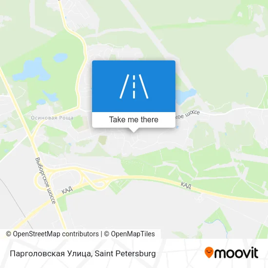 Парголовская Улица map