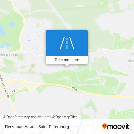 Песчаная Улица map