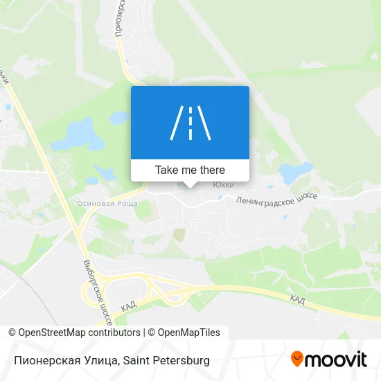 Пионерская Улица map