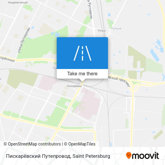 Пискарёвский Путепровод map