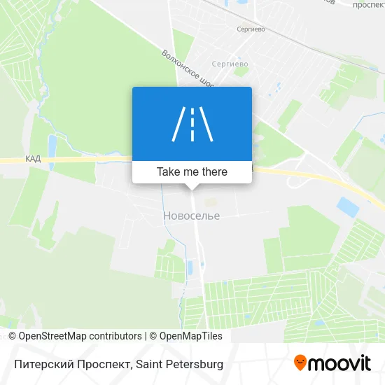 Питерский Проспект map