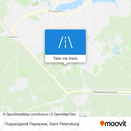 Подъездной Переулок map