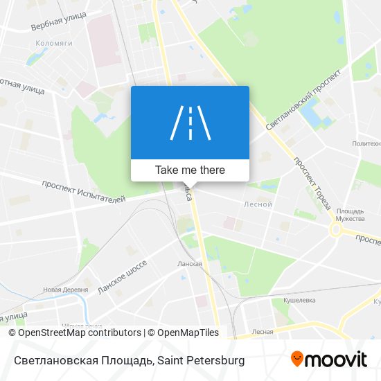 Светлановская Площадь map