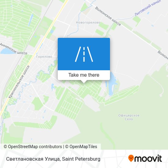 Светлановская Улица map