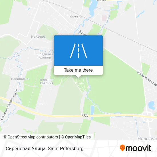 Сиреневая Улица map