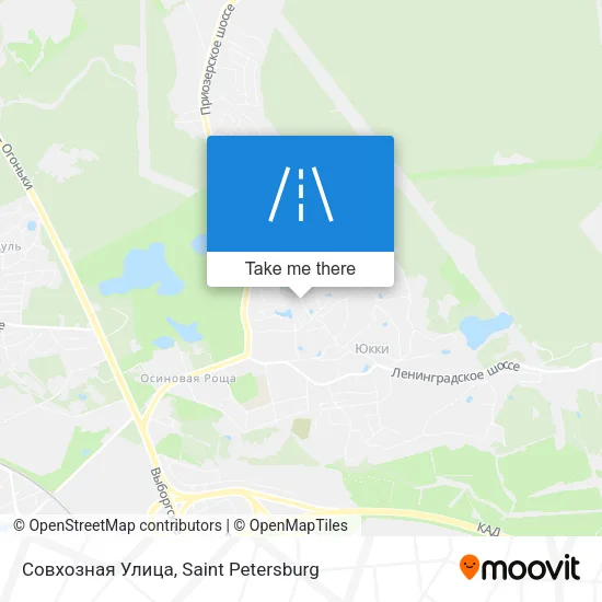Совхозная Улица map
