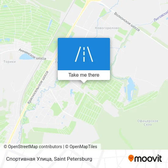 Спортивная Улица map