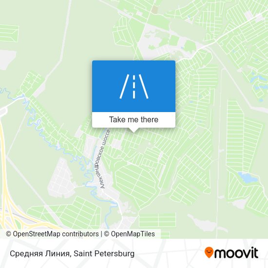 Средняя Линия map