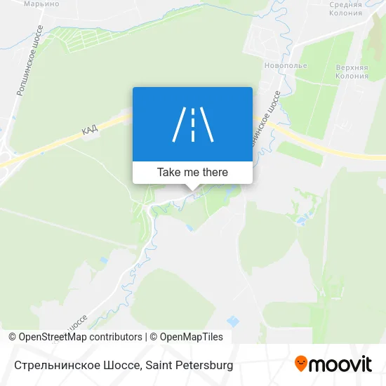 Стрельнинское Шоссе map