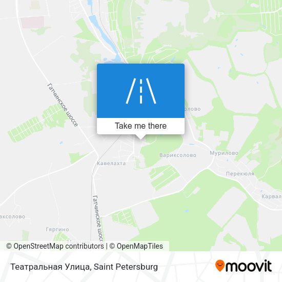 Театральная Улица map