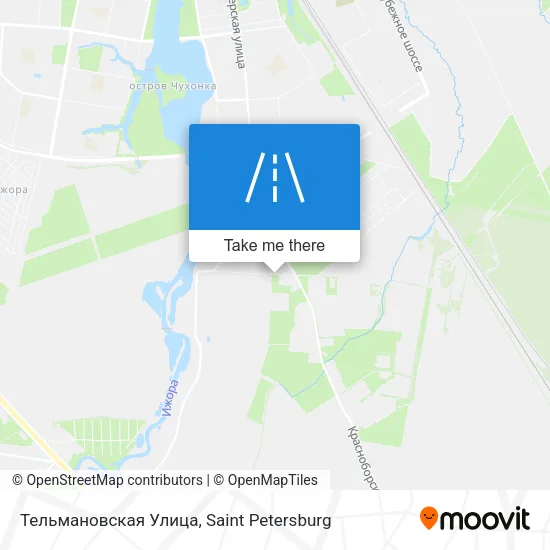 Тельмановская Улица map