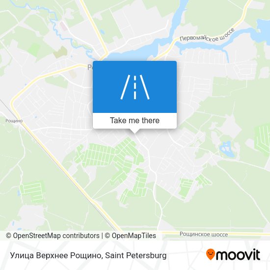 Улица Верхнее Рощино map